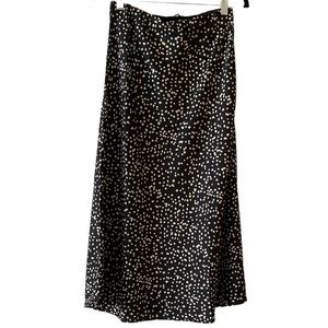 Crescent Printed Pattern Maxi Skirt Size M